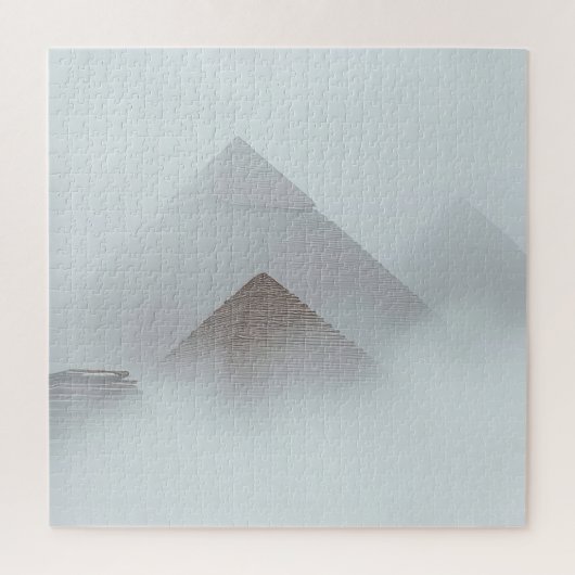 Puzzle Pyramides dans la Brume (Vertical)
