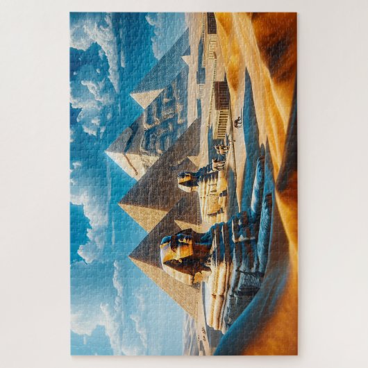 Puzzle Pyramides de la Grande Sphinx et de la Gizeh (Vertical)