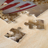 Puzzle Quads Cavalier Espagnol Chipies Dans Le Popcorn, (Côté)