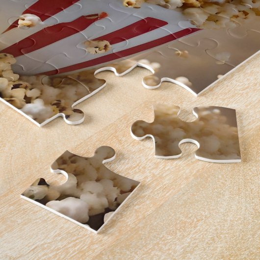 Puzzle Quads Cavalier Espagnol Chipies Dans Le Popcorn, (Côté)