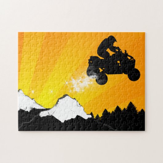 Puzzle quads : chemin de terre (Horizontal)