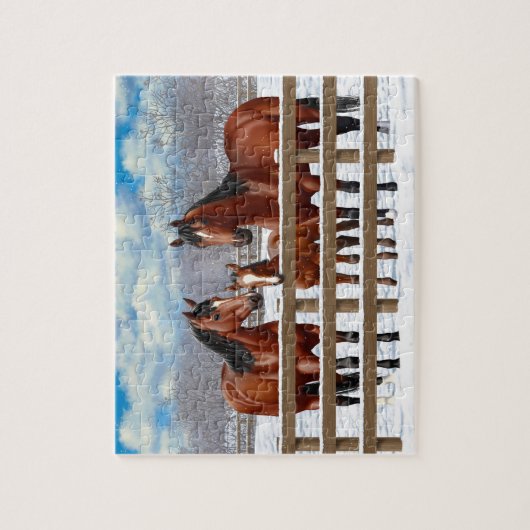 Puzzle Quai de Bay Horses (Vertical)