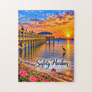 Puzzle Quai du coucher de soleil de Safety Harbor Floride