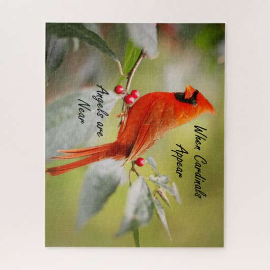 Puzzle Quand les cardinaux apparaissent, les anges sont p (Vertical)