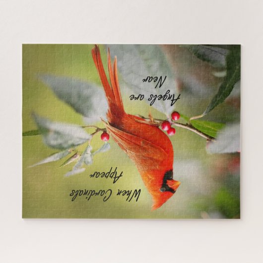 Puzzle Quand les cardinaux apparaissent, les anges sont p (Horizontal)