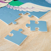 Puzzle Quand les Carlins volent mignon volants Chiots vol (Côté)