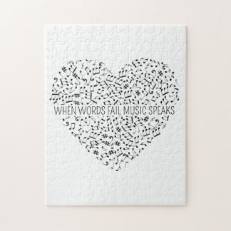 Puzzle Quand les mots ne parlent pas musique