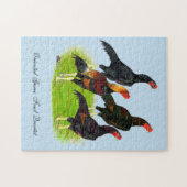 Puzzle Quartet de jeu oriental Fowl (Horizontal)