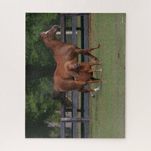 Puzzle Quartier Cheval et Miniature ensemble (Vertical)