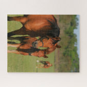 Puzzle Quartier Cheval Mare Et Foie Debout (Horizontal)