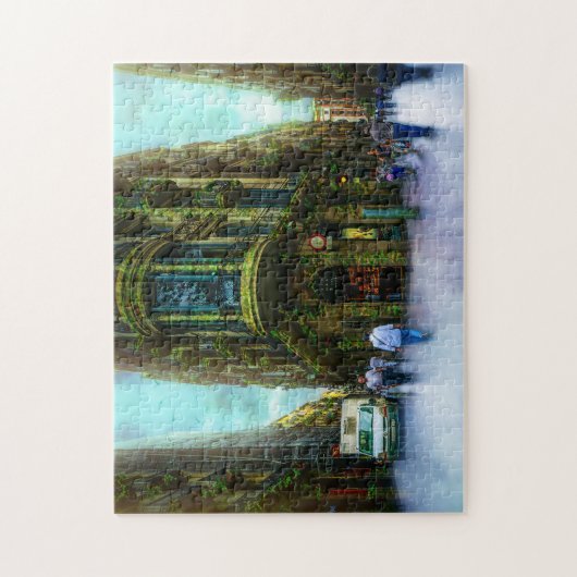 Puzzle Quartier gothique de Barcelone. (Vertical)