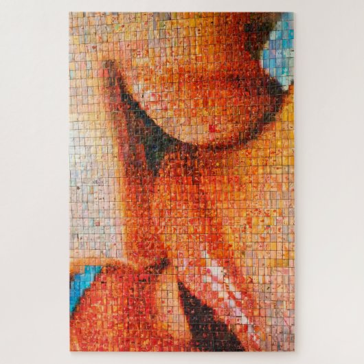 Puzzle Quartier gothique de Barcelone. (Vertical)