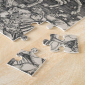Puzzle Quatre cavaliers de l'apocalypse par Durer (Côté)