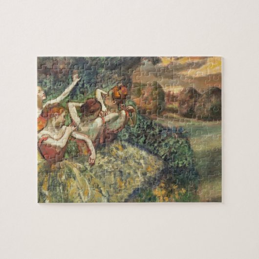 Puzzle Quatre danseurs par Edgar Degas, Classique Ballet (Horizontal)