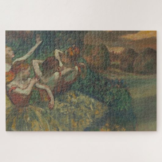 Puzzle Quatre Danseurs, Peinture impressionniste, Edgar D (Horizontal)