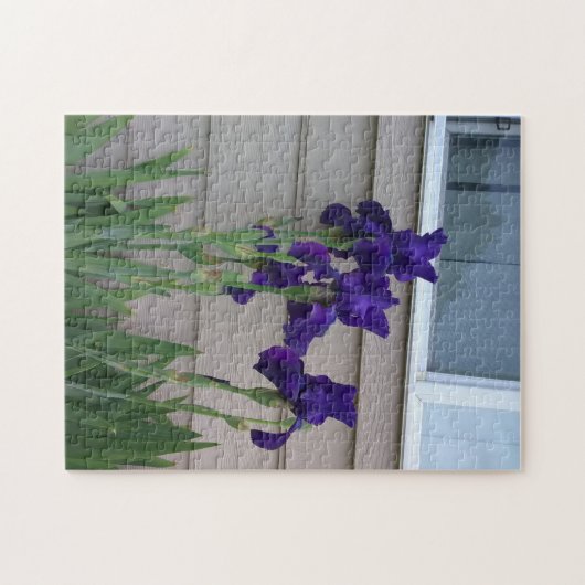 Puzzle Quatre Iris Violets (Horizontal)