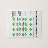 Puzzle Quatre mécanismes de Speciation (évolution) (Horizontal)