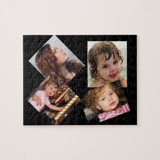 Puzzle Quatre Modèle de collection photo (Horizontal)