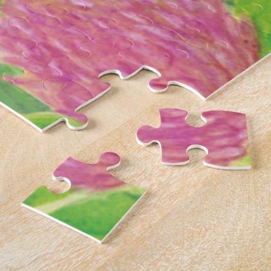 Puzzle Quatre petits hérissons dans le pré (Côté)