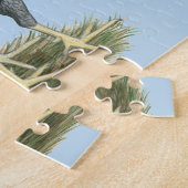 Puzzle Quatre poules de Gamefowl (Côté)