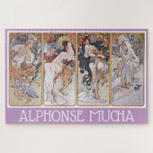 Puzzle Quatre Saisons, Alphonse Mucha (Horizontal)