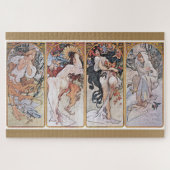Puzzle Quatre saisons, Alphonse Mucha (Horizontal)
