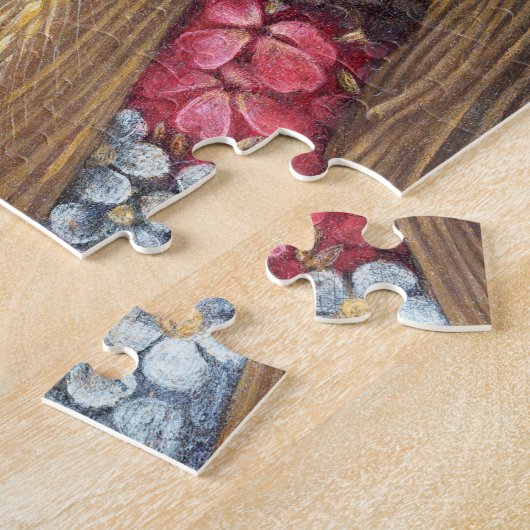 Puzzle Quatre saisons en une tête, Arcimboldo (Côté)