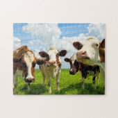 Puzzle Quatre vaches de causerie (Horizontal)