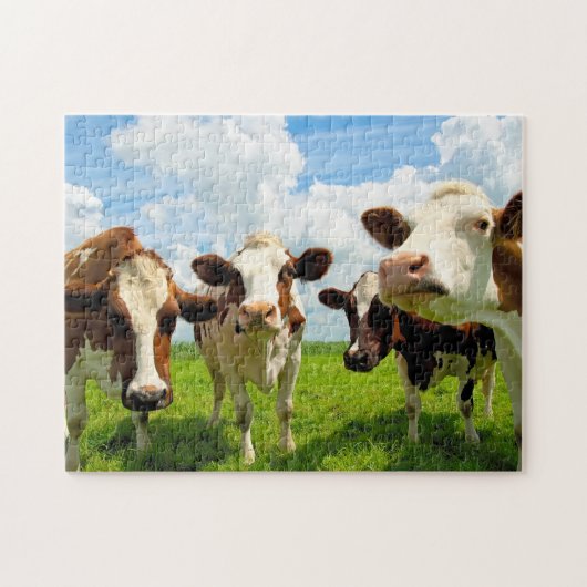 Puzzle Quatre vaches de causerie (Horizontal)