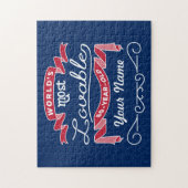 Puzzle quatre-vingtième De 80 ans le plus aimable du (Vertical)