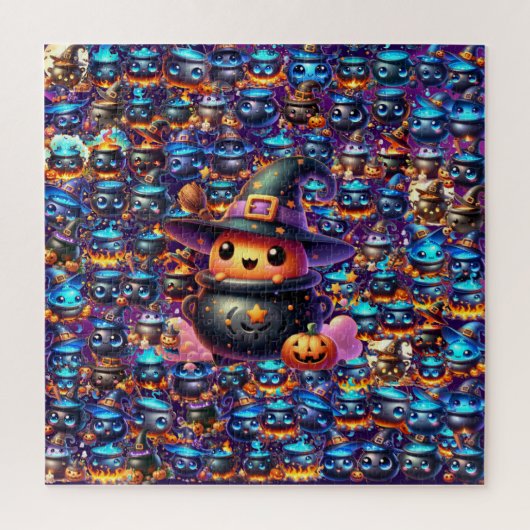 Puzzle Quebra-Cabeça (Puzzle) Caldeirões Fofinhos (Vertical)