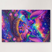 Puzzle Quebra-Cabeça (Puzzle) Família Beija-Flor (Horizontal)