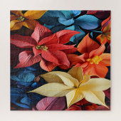 Puzzle Quebra-Cabeça (Puzzle) Flores Natalinas (Horizontal)