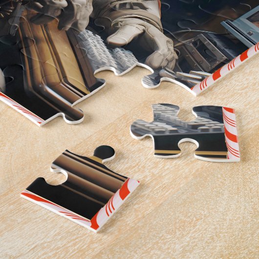 Puzzle Quebra-Cabeça (Puzzle) Natal Cyberpunk (Côté)