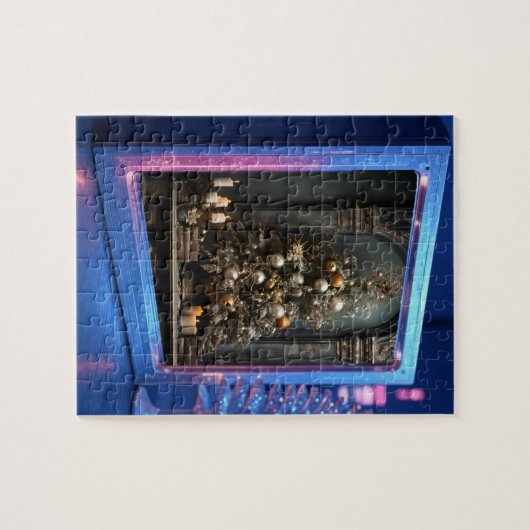 Puzzle Quebra-Cabeça (Puzzle) Natal Espelhado (Horizontal)