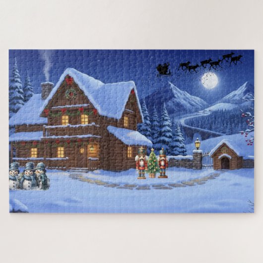 Puzzle Quebra-Cabeça (Puzzle) Noite de Natal (Horizontal)