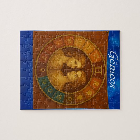 Puzzle Quebra-Cabeça (Puzzle) Signo de Gêmeos (Horizontal)