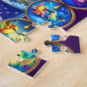 Puzzle Quebra-Cabeça (Puzzle) Tempo dos Beija-Flores (Côté)