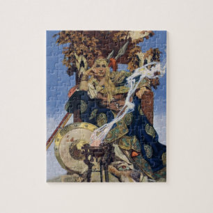 Puzzle Queen Maeve Warrior Princess Imaginaire Art