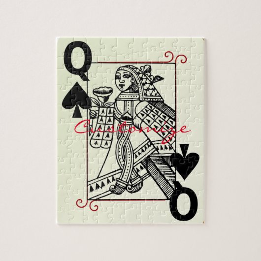Puzzle Queen of Spades Thunder_Cove (Vertical)