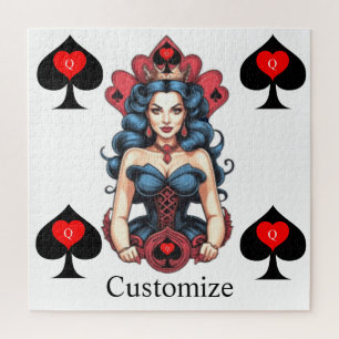 Puzzle Queen of Spades Thunder_Cove