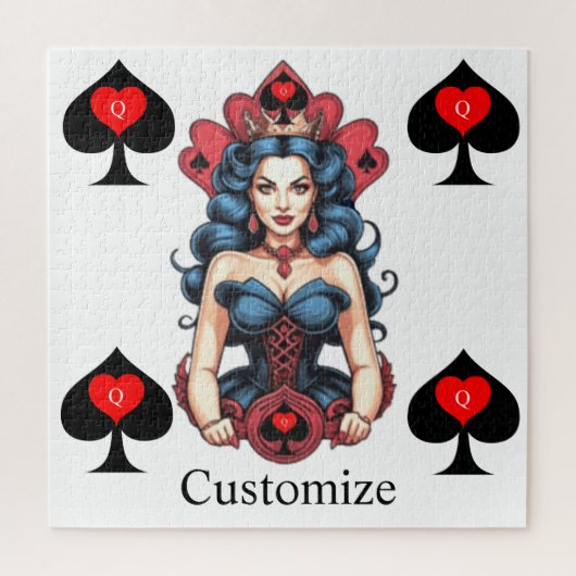 Puzzle Queen of Spades Thunder_Cove (Vertical)