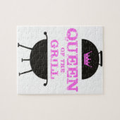 Puzzle Queen Of The Grill, Couronne Rose (Horizontal)