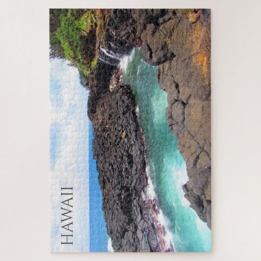 Puzzle Queens Bath Kauai Hawaii (Vertical)