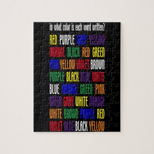 Puzzle Quelle est ma couleur ? (Vertical)