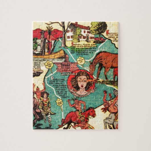 Puzzle Quelques faits sur le Kentucky (Vertical)