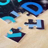 Puzzle Quelqu'un avec l'AUTISM illumine mon monde (Côté)