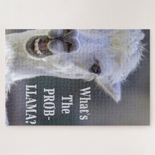 Puzzle Qu'est-ce que le Prob-Llama ? Jote Drôle LLAMA (Horizontal)
