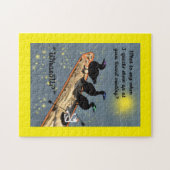 Puzzle "Qu'est-ce que tu fais" avec des canards sur la pl (Horizontal)