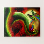 Puzzle Quetzalcoatl Dieu aztèque (Horizontal)